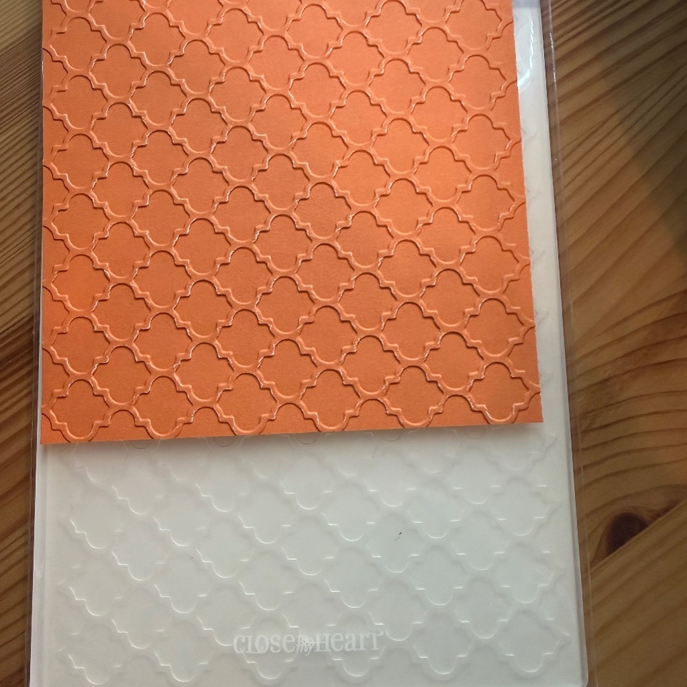 Close to my heart embossing folder